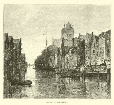 Eski kanal, Dordrecht by English School