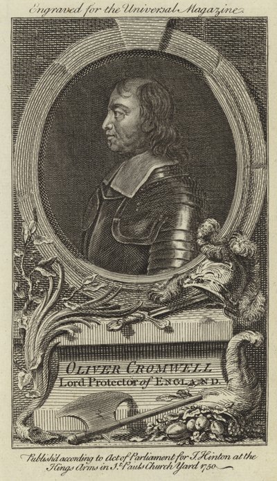 Oliver Cromwell, İngiltere