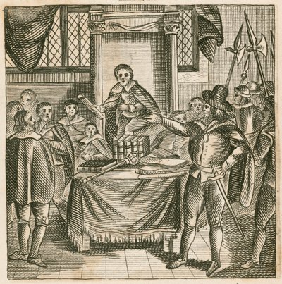 Oliver Cromwell, Rump Parlamentosunu görevden aldı by English School
