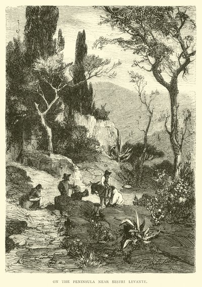 Sestri Levante yakınlarındaki Yarımada