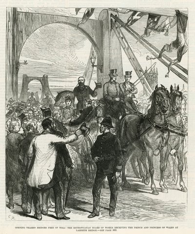 Thames köprülerini ücretsiz açmak by English School