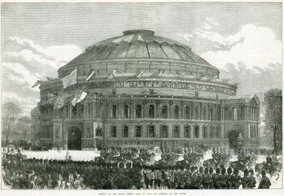 Kraliçe Victoria tarafından Royal Albert Hall