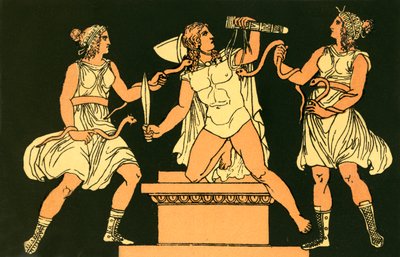 Orestes ve Furyler by English School