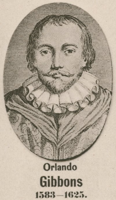 Orlando Gibbons (gravür) by English School