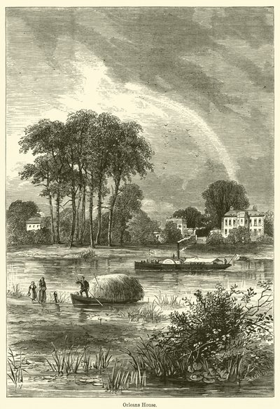 Orleans Evi (gravür) by English School