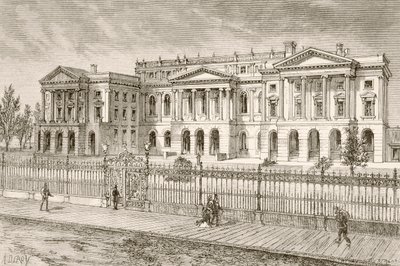 Osgoode Hall, Toronto, Kanada (taş taş) by English School