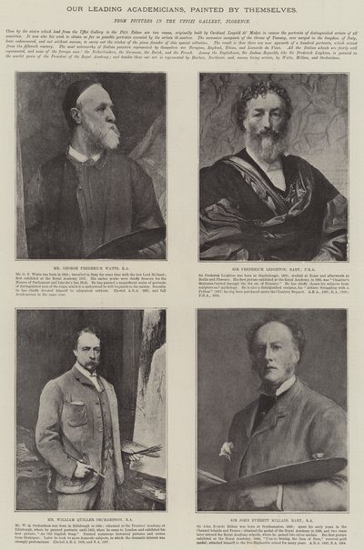Öncü Akademisyenlerimiz, kendi elleriyle boyanmış (litho) by English School