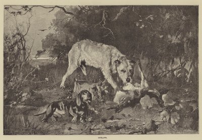 Haydutlar (gravür) by English School