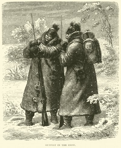 Karda karakol, Ekim 1870 by English School