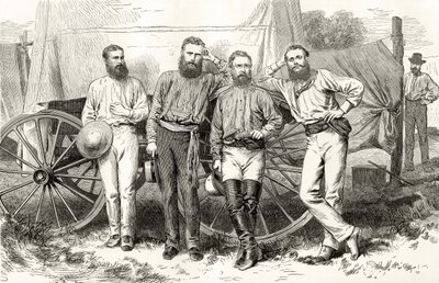 Overland Telegraph Party, c.1872, Howard Willoughby