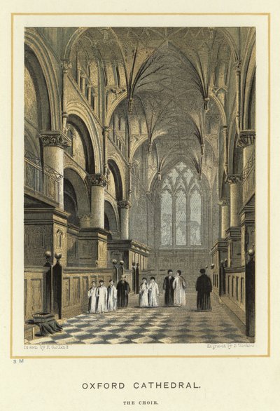 Oxford Katedrali, koro by English School