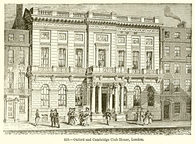 Oxford ve Cambridge Club House, Londra by English School