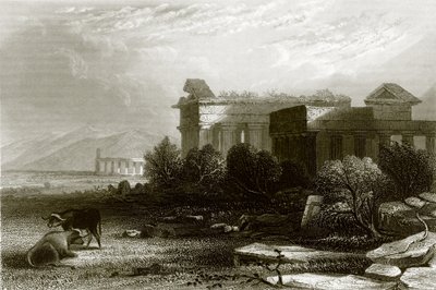 paestum by English School