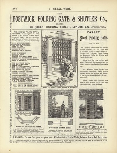 Mimarlar, Haritacılar ve Mühendisler Özeti 1892