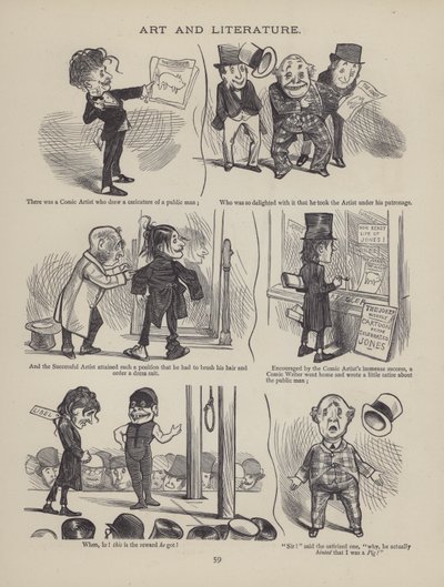 İngiliz Çalışan veya Ona İnanmayan Birinden Sayfa (gravür) by English School