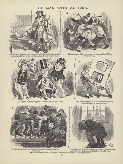 İngiliz Çalışan veya Ona İnanmayan Birinden Sayfa (gravür) by English School