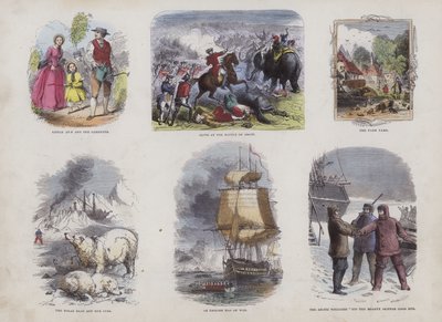 Çekici Resimli Kitaptan Sayfa (renkli gravür) by English School