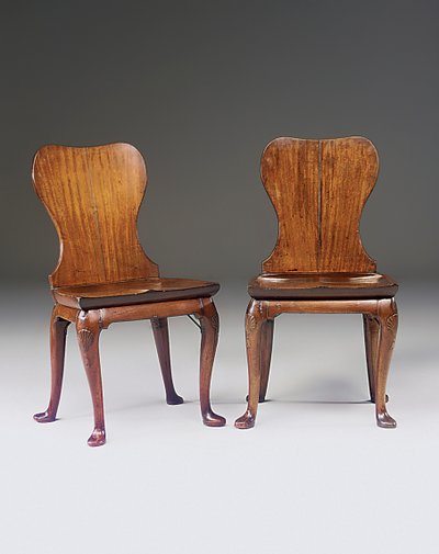 George II salon sandalyeleri, c.1730 by English School