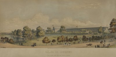 Sanayi Sarayı; Köprüden Görünüm, Hyde Park, 1851 by English School