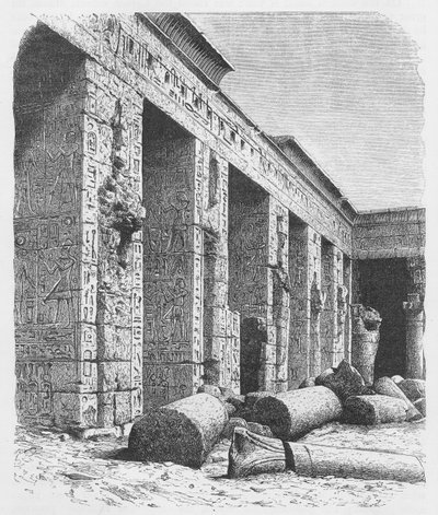 Ramses III Sarayı, Medinet-Abou by English School