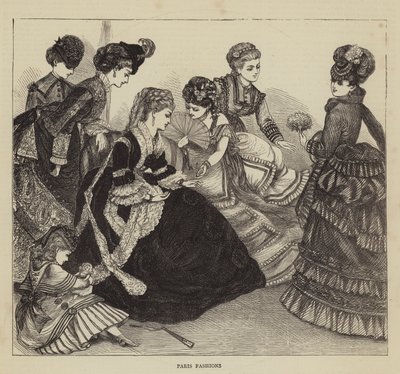 Paris Modası (gravür) by English School