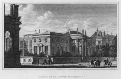 Paris, Legion Of Honor Sarayı (gravür) by English School