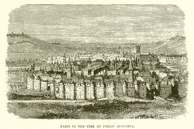 Philip Augustus zamanında Paris by English School