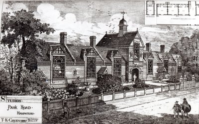 Park Road, Hampstead, The Building News