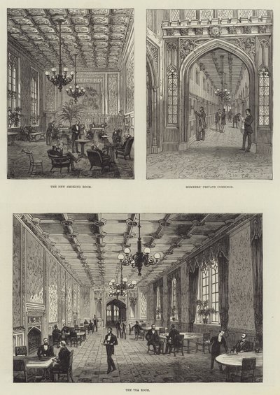 Parlamento Prosedürü (gravür) by English School