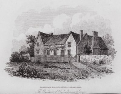 Parsonage House, Coxwold, Yorkshire, Rev Laurence Sterne