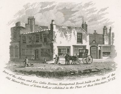 Adem ve Havva Kahve Odalarının bir parçası, Hampstead Yolu by English School