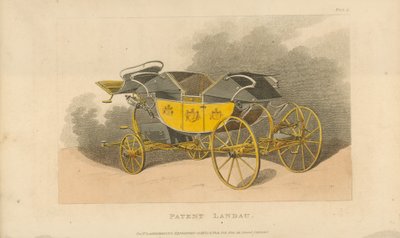 Patent Landau arabası by English School