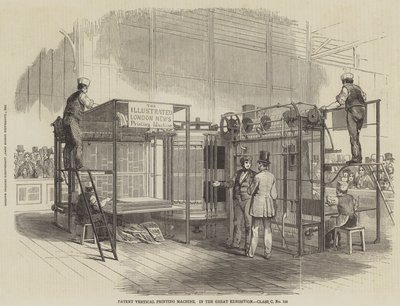 Patentli Dikey Baskı Makinesi, Büyük Sergide, C Sınıfı, No 122 (gravür) by English School
