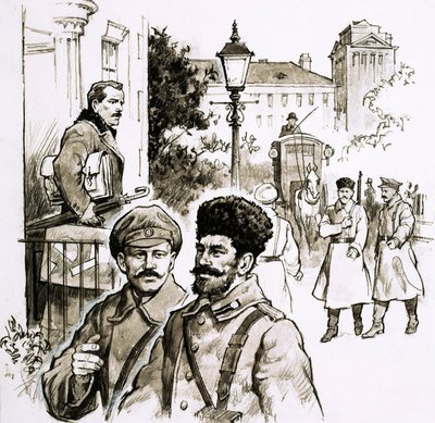 Vatansever Besteci, Jean Sibelius (kağıt üzerine guaj) by English School