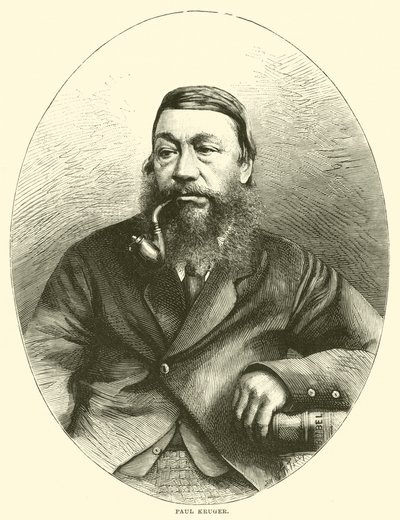 Paul Kruger (gravür) by English School