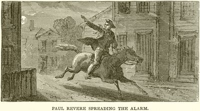 Paul Revere Alarmı yayıyor by English School