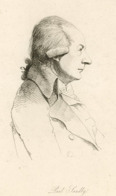 Paul Sandby, harita yapımcısı ve ressam by English School