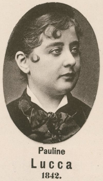 Pauline Lucca (gravür) by English School