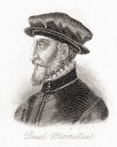 Paul Manutius by English School