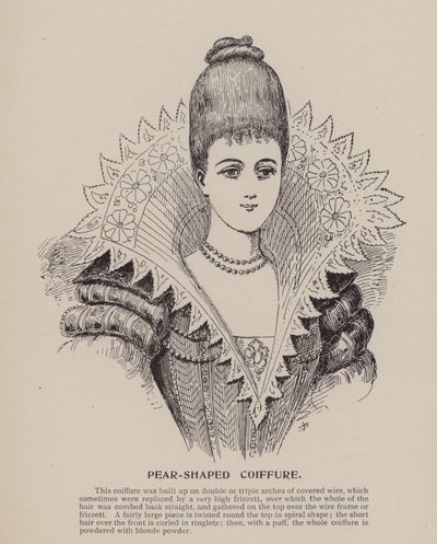 Armut Şeklinde Kuaför (gravür) by English School