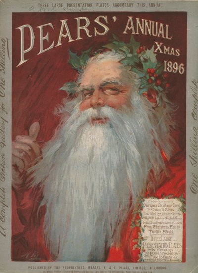 Armut Yıllık, Noel 1896 (renkli taş) by English School