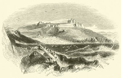 Pendennis Kalesi (gravür) by English School