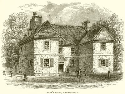 Penns Evi, Philadelphia by English School