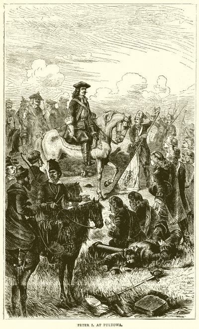 Peter I, Pultowa'da by English School