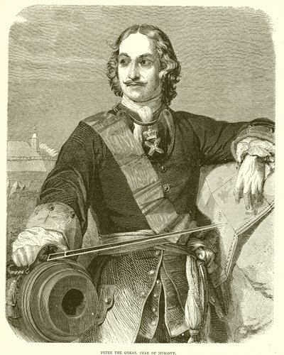 Büyük Peter, Moskova Çarı by English School