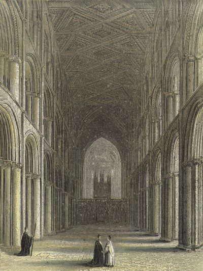 Peterborough Katedrali, Nef by English School