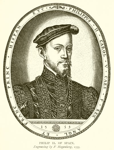 İspanya Philip II by English School