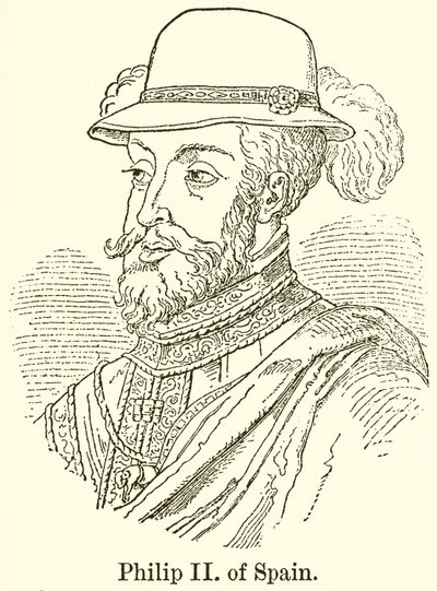 İspanya Philip II by English School