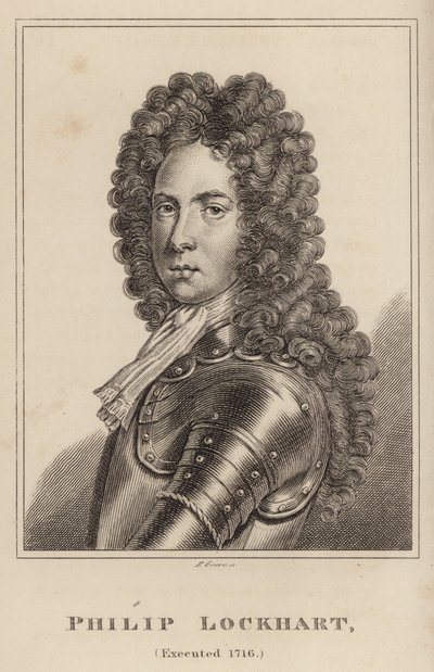 Philip Lockhart, 1716'da idam edildi by English School