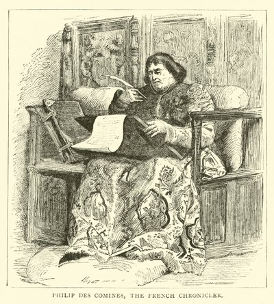 Philip des Comines, Fransız tarihçi by English School